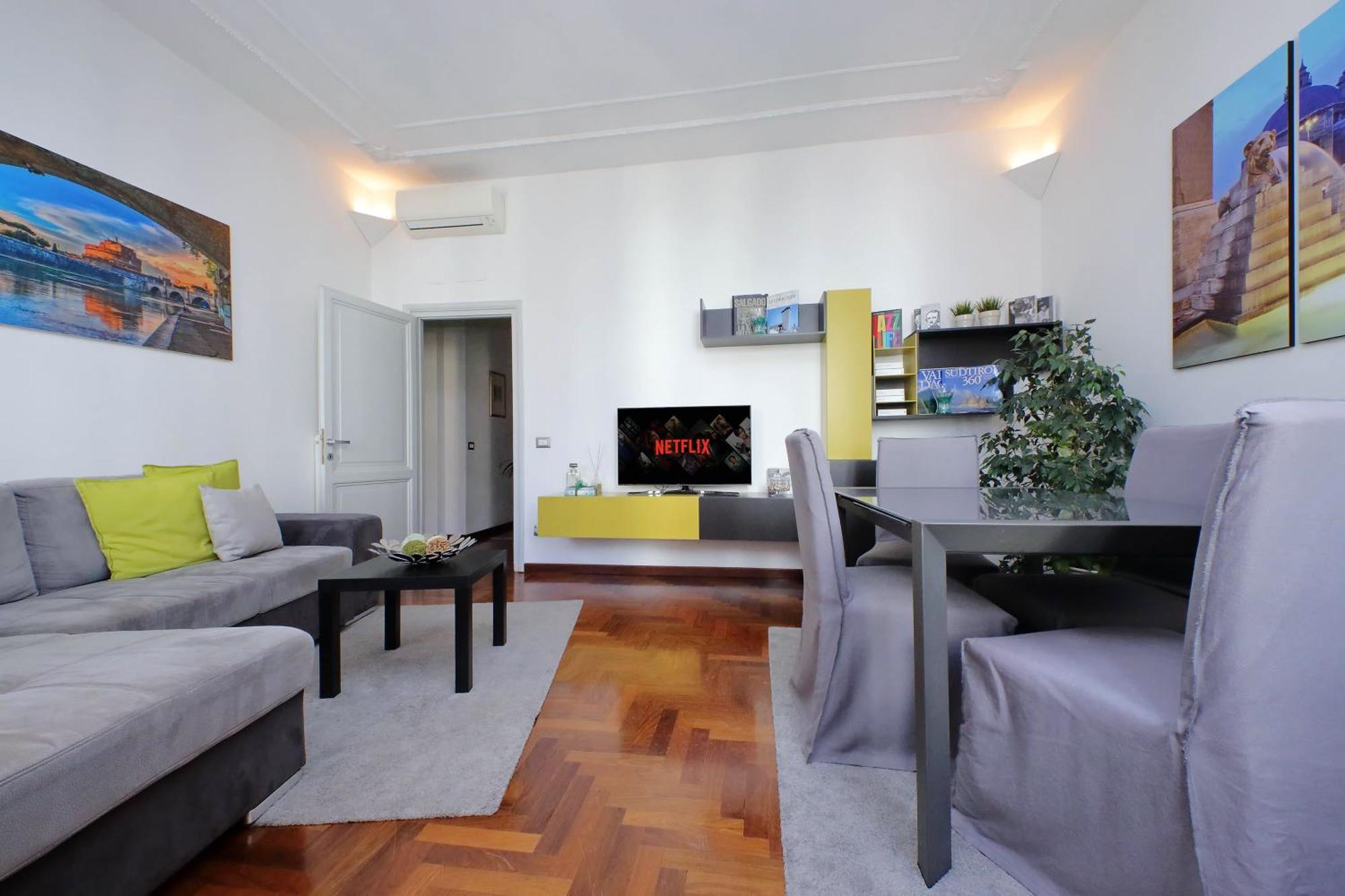 Luxury Apartment Vaticano-S'Peter Basilica - Netflix Wifi - Aircond Rome Buitenkant foto